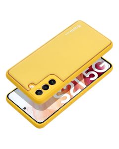 LEATHER case for SAMSUNG A14 5G / A14 4G yellow