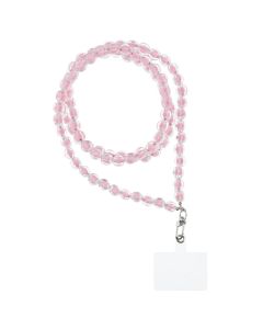 COLORFUL pendant for the phone / cord length 120cm (60cm in the loop) / on neck - lite pink