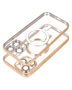 ELECTRO MAG COVER case compatible with MagSafe for IPHONE 15 Pro gold