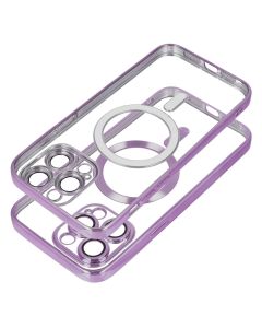 Electro Mag Cover case compatible with MagSafe for IPHONE 15 PRO deep purple