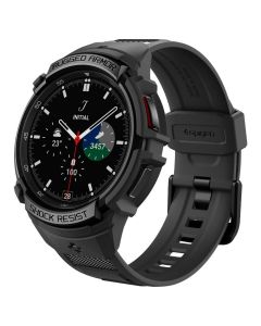 SPIGEN Rugged Armor ”PRO” case for SAMSUNG Galaxy Watch 6 Classic (43 MM) matte black