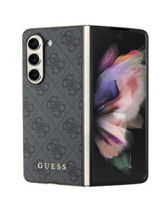 Original faceplate case GUESS GUHCZFD5GF4GGR for Samsung Fold 5 (4G Charm / grey)