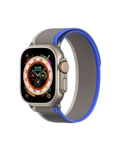 DUX DUCIS strap YJ nylon for Apple Watch 42 / 44 / 45 / 49 mm blue gray