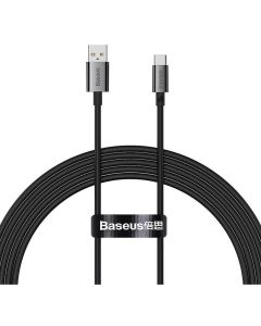 BASEUS cable USB A to Type C PD 6A 100W P10320102114-02 2 m black