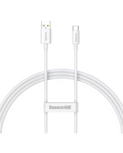 BASEUS cable USB A to Type C PD 6A 100W P10320102214-00 1 m white