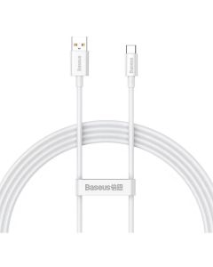 BASEUS cable USB A to Typ C PD 6A 100W P10320102214-02 1 5 m white