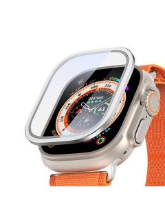 DUX DUCIS tempered glass FLAS with frame for Apple Watch Ultra / Ultra 2 49 mm silver