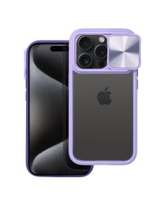 SLIDER case for IPHONE 15 purple