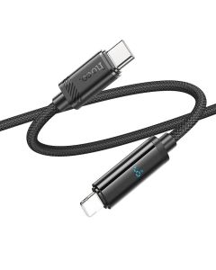 HOCO cable USB A to Lightning PD 2 4A 27W U127 1 2 m black