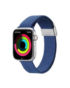 DUX DUCIS strap MIXTURE PRO stretchable braided for Apple Watch 38 / 40 / 41 mm blue
