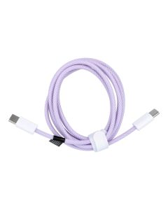 Cable Type C to Type C Power Delivery PD 60W 3A C263 purple 1 5 m