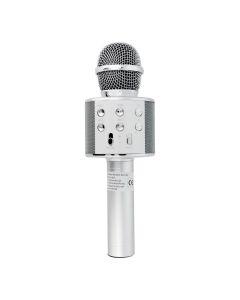 Multimedia karaoke microphone CR58S HQ silver