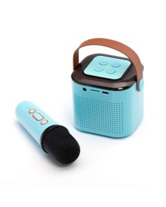 Speaker bluetooth LED with microphone Y1 blue