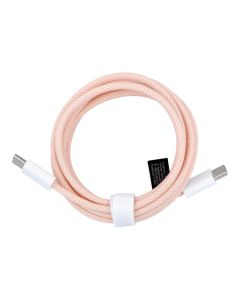 Cable Type C to Type C Power Delivery PD 60W 3A C263 pink 1 5 m