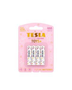 TESLA alkaline battery R3 (AAA) TOYS+ GIRL [4x120] 4 pcs