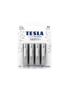 TESLA alkaline battery R6 (AA) SILVER+ [4x120] 4 pcs