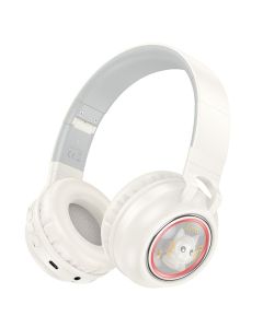 HOCO wireless headphones W50 milky white