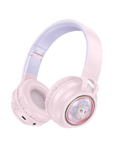 HOCO wireless headphones W50 pink