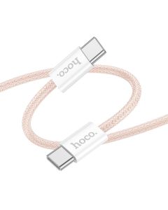 HOCO cable Type C to Type C 3A 60W 1 m X104 pink