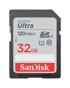 SANDISK memory card ULTRA SDHC 32GB 120MB/s