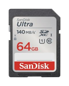 SANDISK memory card ULTRA SDXC 64GB 140MB/s