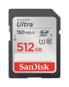 SANDISK memory card ULTRA SDXC 512GB 150MB/s