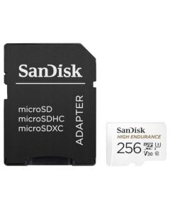 SANDISK memory card microSD 256GB 100MB/s class 10 with adapter