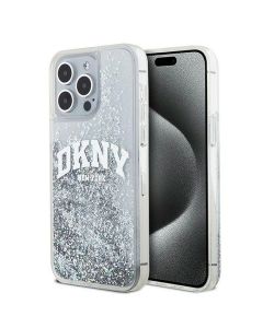 DKNY case for IPHONE 15 Pro DKHCP15LLBNAET (DKNY HC Liquid Glitters W/Arch Logo) white