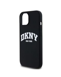 DKNY case for IPHONE 12 / 12 Pro compatible with MagSafe DKHMP12MSNYACH (DKNY HC MagSafe Silicone W/White Arch Logo) black