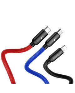 BASEUS cable USB A to Lightning 2A Nimble CALMBJ-B91 0 23 m black red