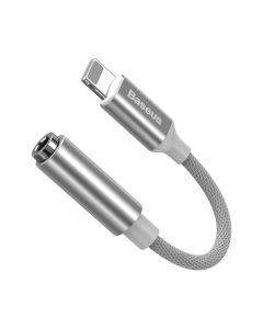 BASEUS adaptor audio/HF from iPhone Lightning 8-pin to Jack 3,5mm Female white CALL3-02