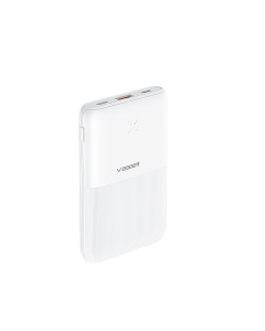 Power Bank VEGER S12 - 10 000mAh LCD Quick Charge PD 20W white (W1150)
