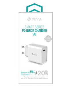 Devia smart series PD quick charger (EU,20W)