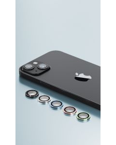 Devia Peak series lens protector (DIAMOND PROCESS)(2PCS) for Iphone 15&15 Plus - graphite