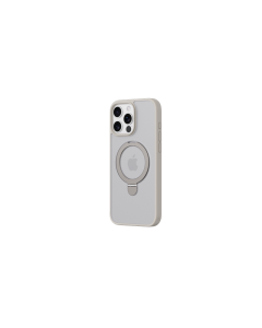 Devia Delight series magnetic case with bracket for Iphone 16 - gray