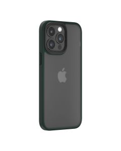 Devia Pino series shockproof case for Iphone 15 Plus - navy green