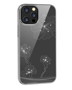 Devia Crystal Flora  Series Case for Iphone 13 silver