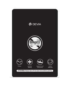 DEVIA Intelligent TPU soft  privacy protector front film 