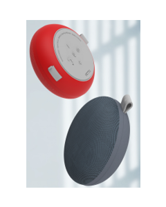 Devia kintone series fabric speaker - red