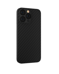 Devia Ultra-Thin carbon fiber texture magnetic Case for Iphone 14 Plus - black