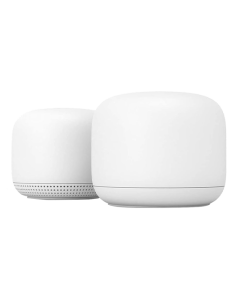 Google Nest Wifi Router+Pointr 2Pcs - White