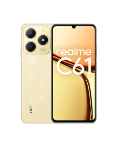 Realme C61 Dual Sim 6GB RAM 256GB - Sparkle Gold